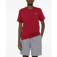 T-SHIRT DOUBLE BURGENDY EMBLEM BURGUNDY