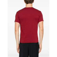 T-SHIRT DOUBLE BURGENDY EMBLEM BURGUNDY