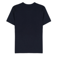 T-SHIRT DOUBLE BURGENDY EMBLEM NAVY