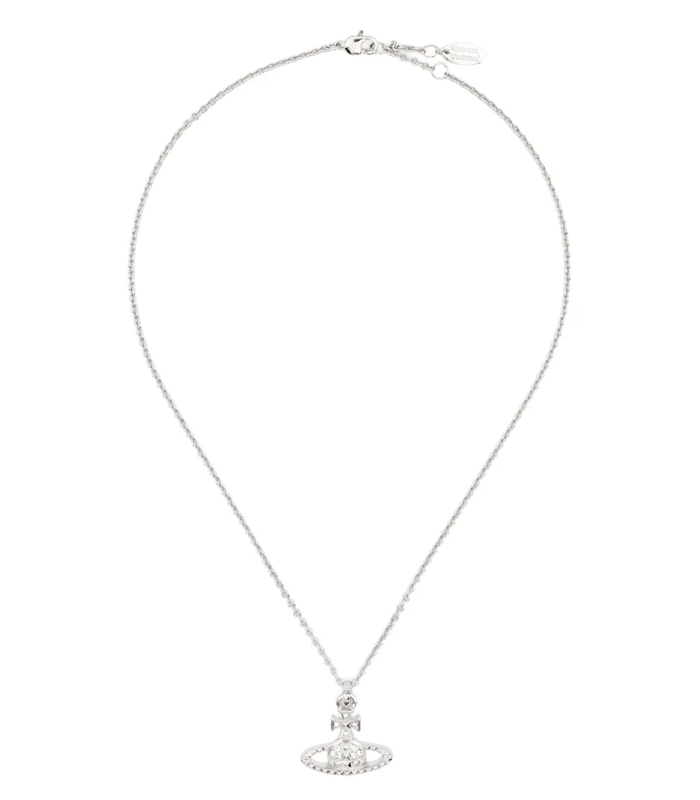 MAYFAIR BAS RELIEF PENDANT RHODIUM CRYSTAL