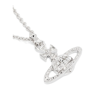 MAYFAIR BAS RELIEF PENDANT RHODIUM CRYSTAL