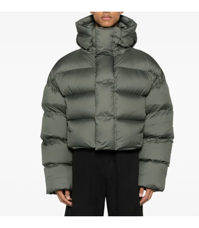 MML HOODED PUFFER MOSS
