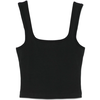 ENTIRE STUDIOS SQUARE NECK TANK SOOT