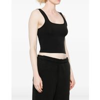 SQUARE NECK TANK SOOT