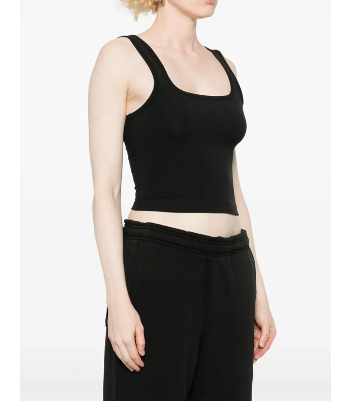 SQUARE NECK TANK SOOT