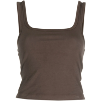 SQUARE NECK TANK BRUNETTE