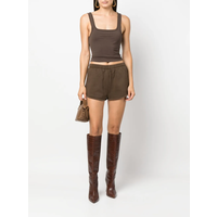 SQUARE NECK TANK BRUNETTE