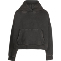 HEAVY HOOD WASHED BLACK