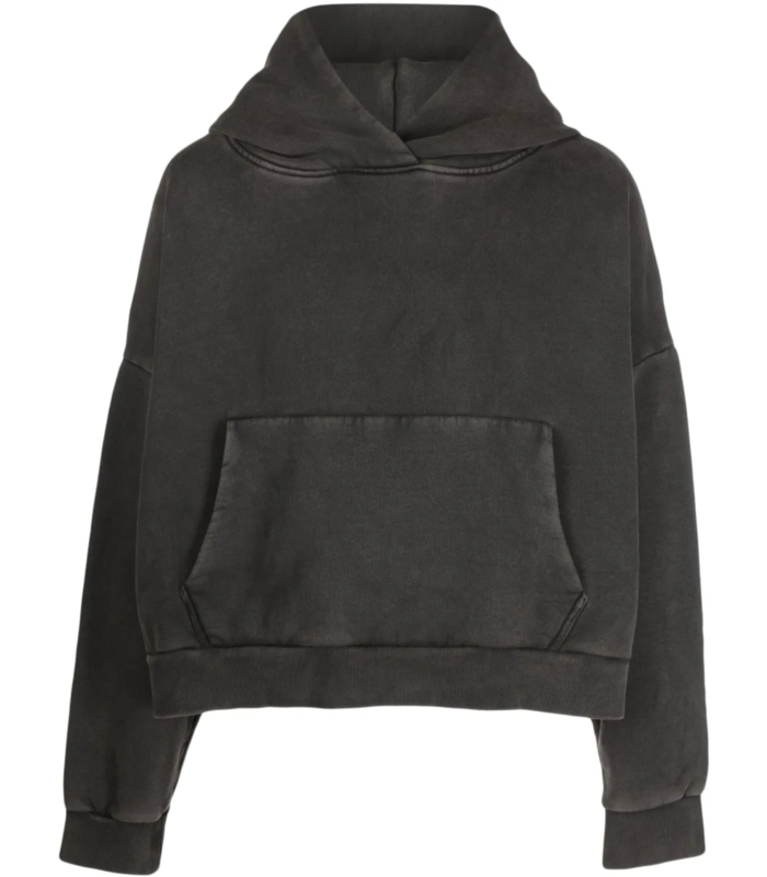 HEAVY HOOD WASHED BLACK