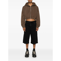 CROPPED FULL ZIP BRUNETTE