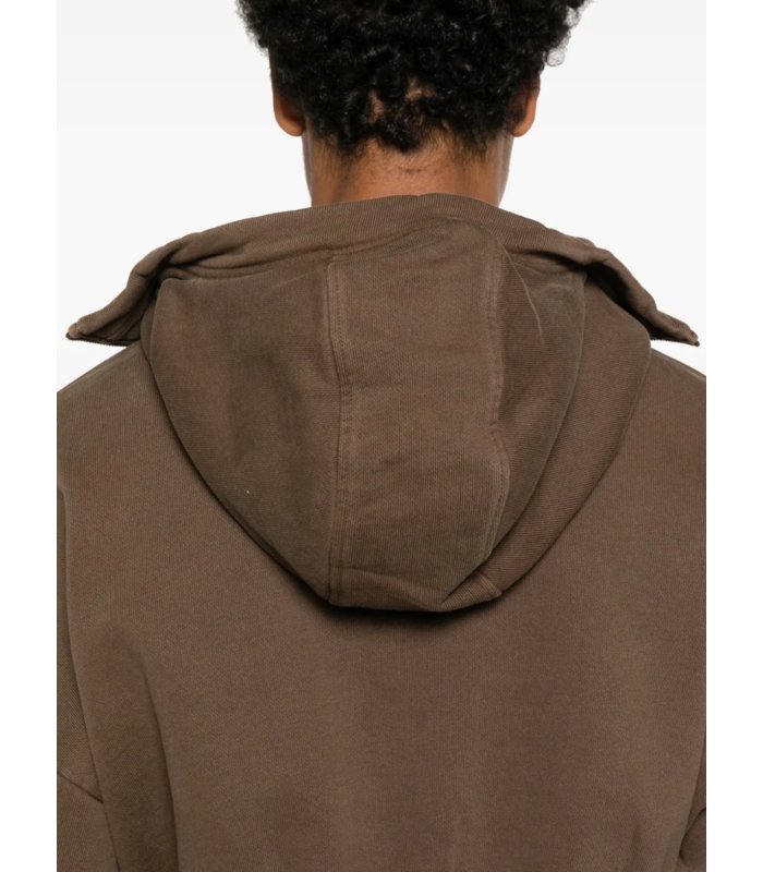 CROPPED FULL ZIP BRUNETTE