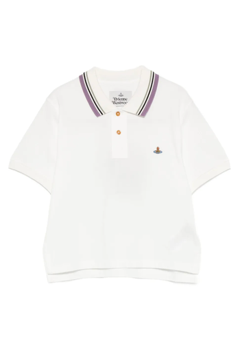 VIVIENNE WESTWOOD mini classic polo white