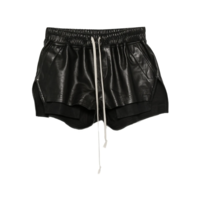 SHORTS LEATHER BOXERS BLACK