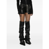 SHORTS LEATHER BOXERS BLACK