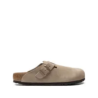BOSTON SOFT FOOTBED SUEDE LEATHER TAUPE