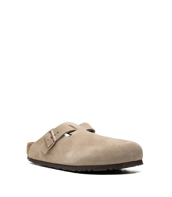 BOSTON SOFT FOOTBED SUEDE LEATHER TAUPE