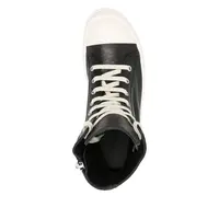SCARPE IN PELLE SNEAKERS BLACK/MILK/MILK