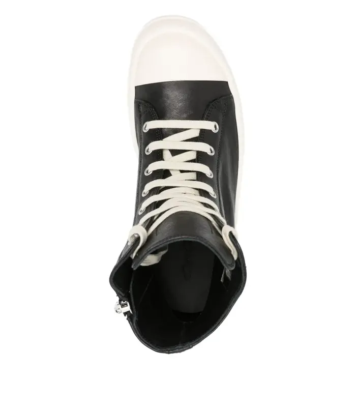 SCARPE IN PELLE SNEAKERS BLACK/MILK/MILK