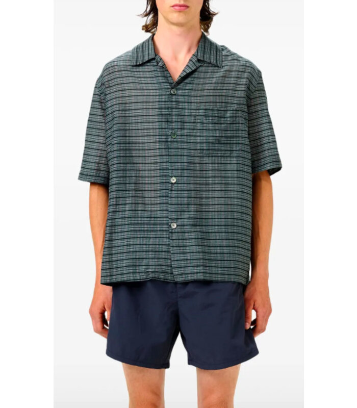 HEUSEN SHIRT SHORTSLEEVE PICNIC CHECK