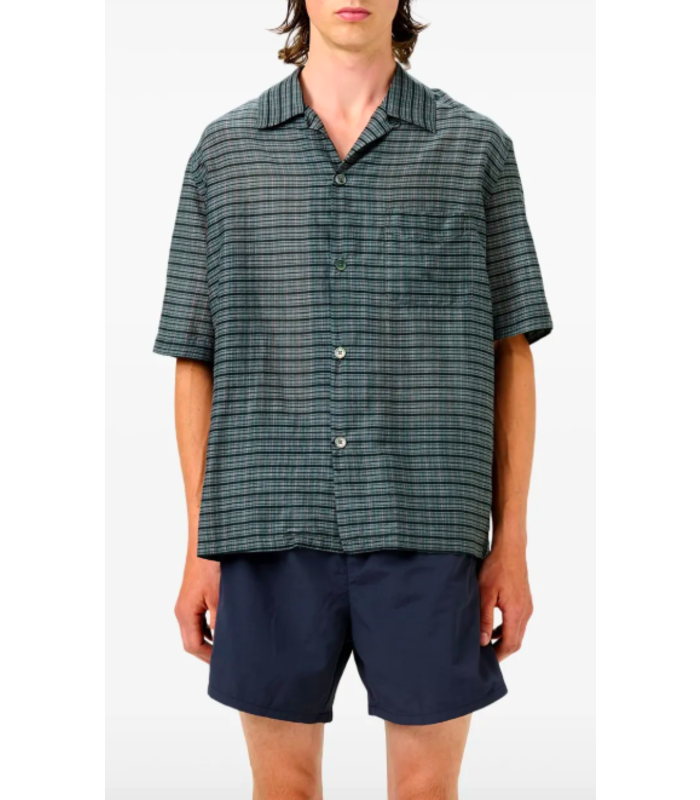 HEUSEN SHIRT SHORTSLEEVE PICNIC CHECK