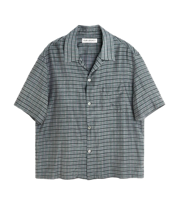 HEUSEN SHIRT SHORTSLEEVE PICNIC CHECK