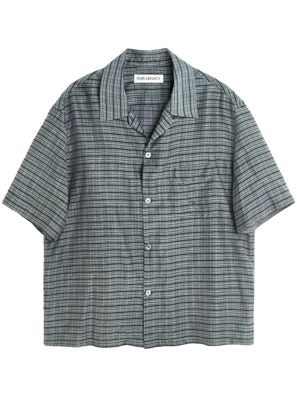 OUR LEGACY HEUSEN SHIRT SHORTSLEEVE PICNIC CHECK - MEGUSTA