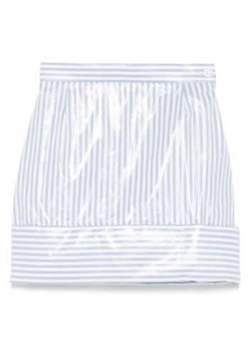 VIVIENNE WESTWOOD cosmopolitan skirt white/blue