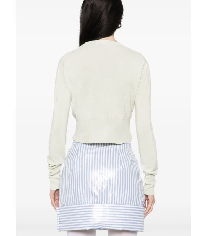 BEA CROPPED CARDI PISTACHIO
