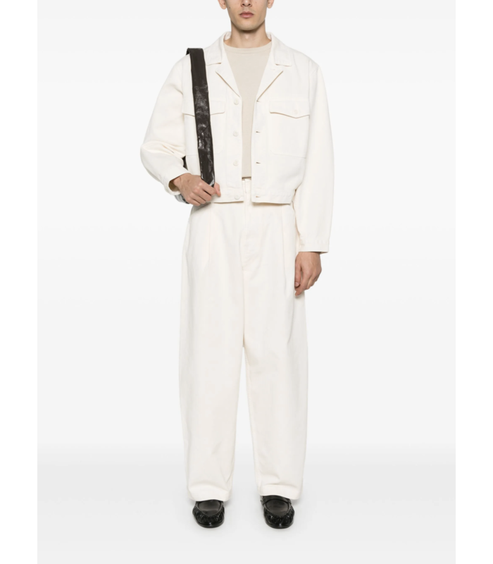 LEMAIRE TRUCKER JACKET SNOWY OFF WHITE