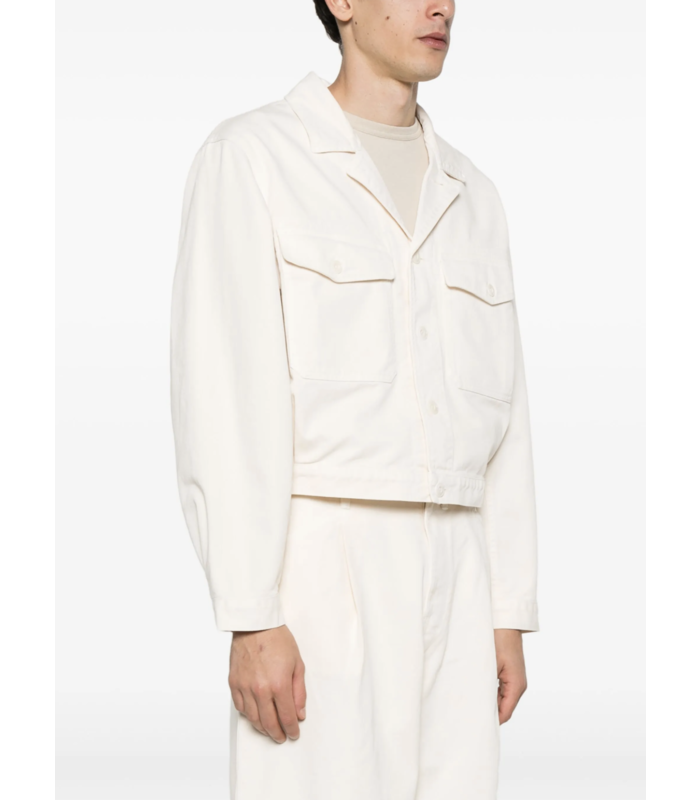 LEMAIRE TRUCKER JACKET SNOWY OFF WHITE