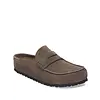 BIRKENSTOCK NAPLES WRAPPED SUEDE LEATHER CONCRETE GRAY