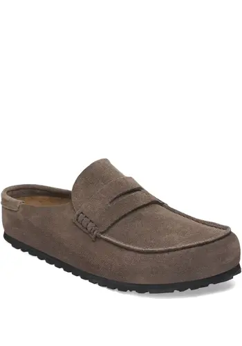 BIRKENSTOCK naples wrapped suede leather concrete gray BIRKENSTOCK naples wrapped suede leather concrete gray