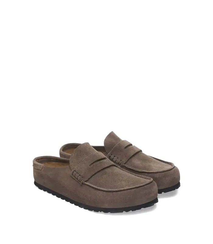 NAPLES WRAPPED SUEDE LEATHER CONCRETE GRAY