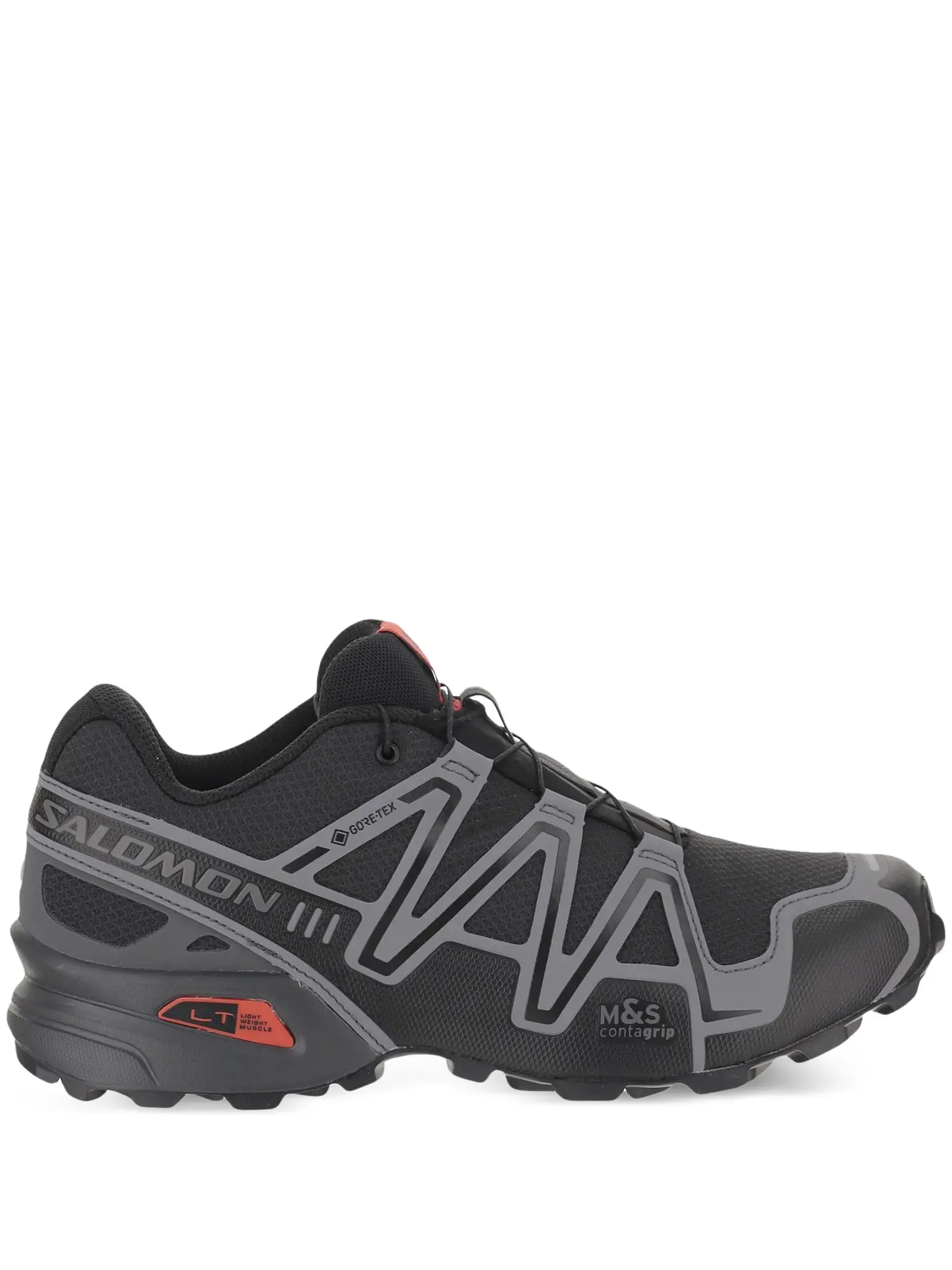 SALOMON SPEEDCROSS 3 GTX Black/Asphalt/Flame Scarlet - MEGUSTA
