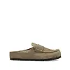 BIRKENSTOCK NAPLES WRAPPED SUEDE LEATHER TAUPE