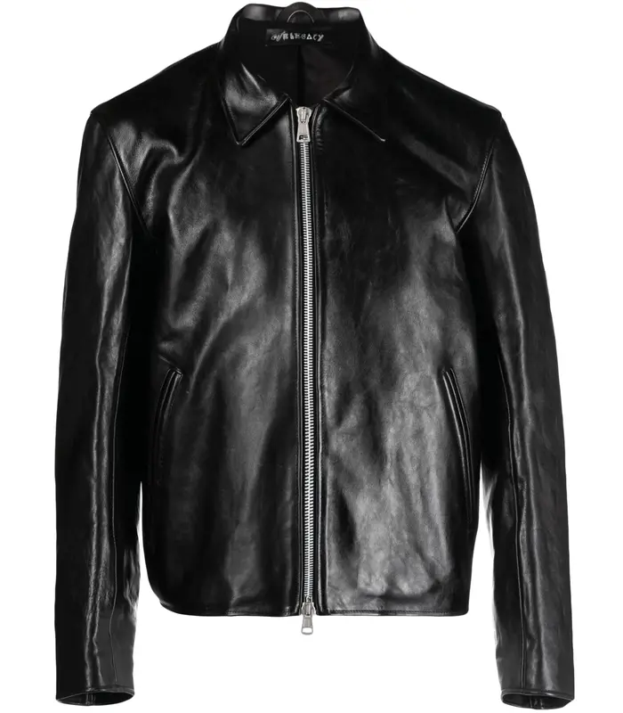 MINI JACKET BLACK LEATHER