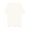 LEMAIRE RIB U NECK T-SHIRT LIGHT CREAM