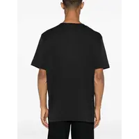 RIB U NECK T-SHIRT SQUID INK