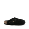 BIRKENSTOCK BOSTON BIG BUCKLE FUR BLACK GOLD