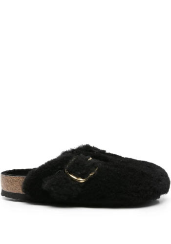 BIRKENSTOCK boston big buckle fur black BIRKENSTOCK boston big buckle fur black