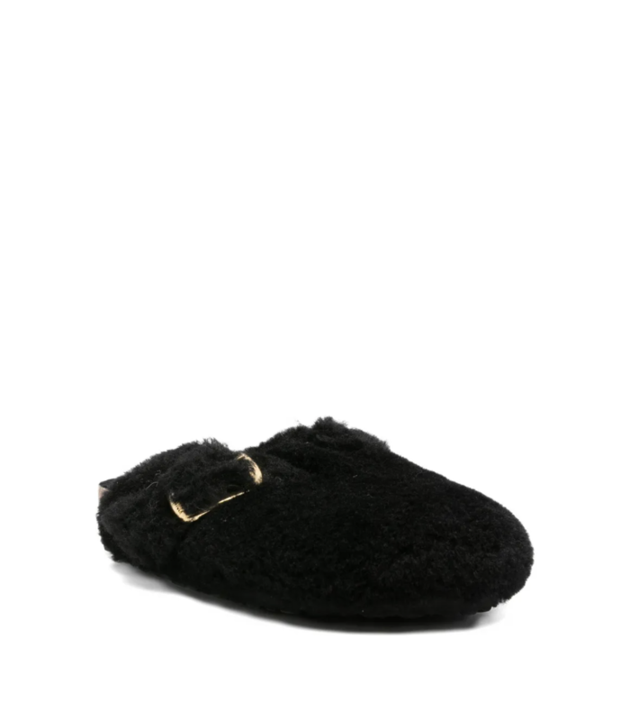 BOSTON BIG BUCKLE FUR BLACK GOLD