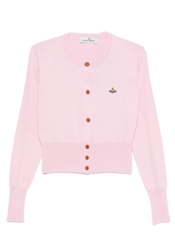 VIVIENNE WESTWOOD bea cropped cardi pink VIVIENNE WESTWOOD bea cropped cardi pink