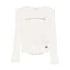 VIVIENNE WESTWOOD MARIA CORSET TOP DUSTY WHITE