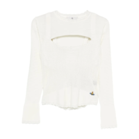 MARIA CORSET TOP DUSTY WHITE