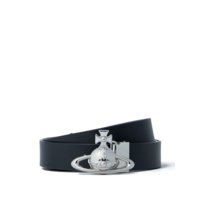 ORB BUCKLE BELT/SILVER BLACK