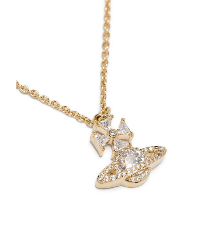 MILA PENDANT GOLD WHITE