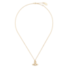 VIVIENNE WESTWOOD LEE ORB PENDANT GOLD WHITE