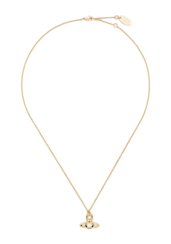 VIVIENNE WESTWOOD lee orb pendant gold white VIVIENNE WESTWOOD lee orb pendant gold white