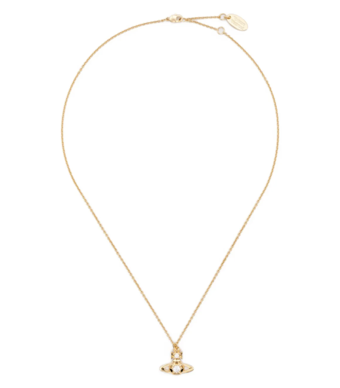 LEE ORB PENDANT GOLD WHITE