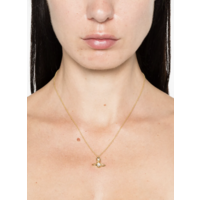 LEE ORB PENDANT GOLD WHITE